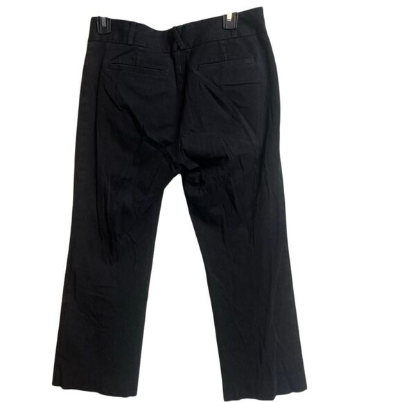 624. Anthropologie “The essential crop flare” black size 8 - Picture 2 of 9